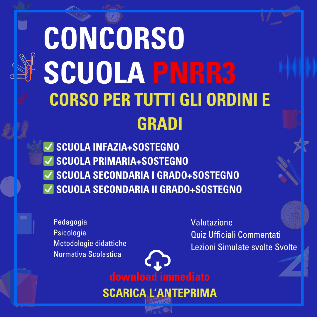 Materiale di preparazione al Concorso scuola
